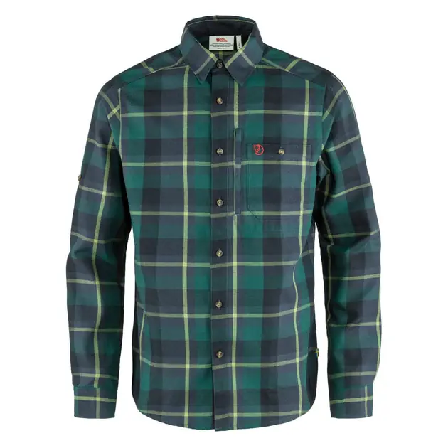 Fjällräven Fjallglim Shirt Arctic Green / Navy Neue Ware