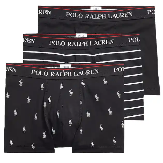 Polo Ralph Lauren Classic Trunk 3-Pack Black / Black White / Black PP Multi Saisonangebot