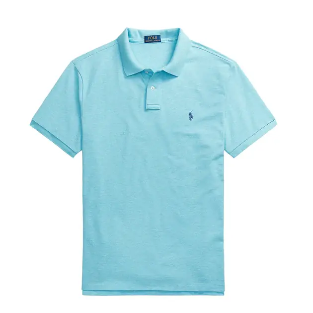 Nur Für Kurze Zeit Polo Ralph Lauren Custom Slim Fit Mesh Polo Shirt Soft Royal Heather