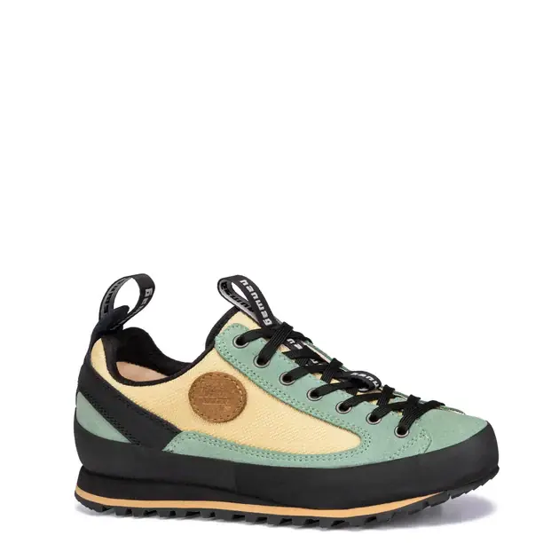 Ausverkauf Hanwag Womens Rotpunkt Low Lady LL Trainer Mint / Nude Beige