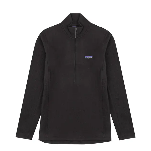 Patagonia Womens R1 Air Zip Neck Black Expressversand