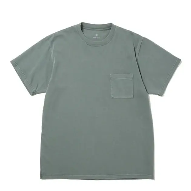 Saisonangebot Snow Peak Garment Dyed T-Shirt Dark Green