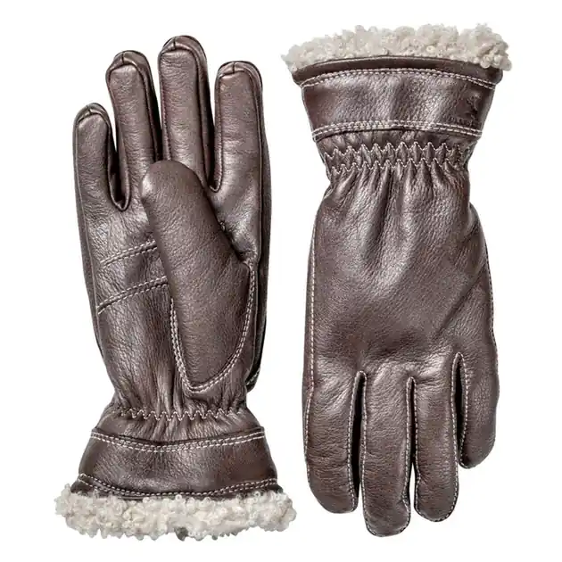 Aktuell Hestra Deerskin Primaloft Glove Dark Brown