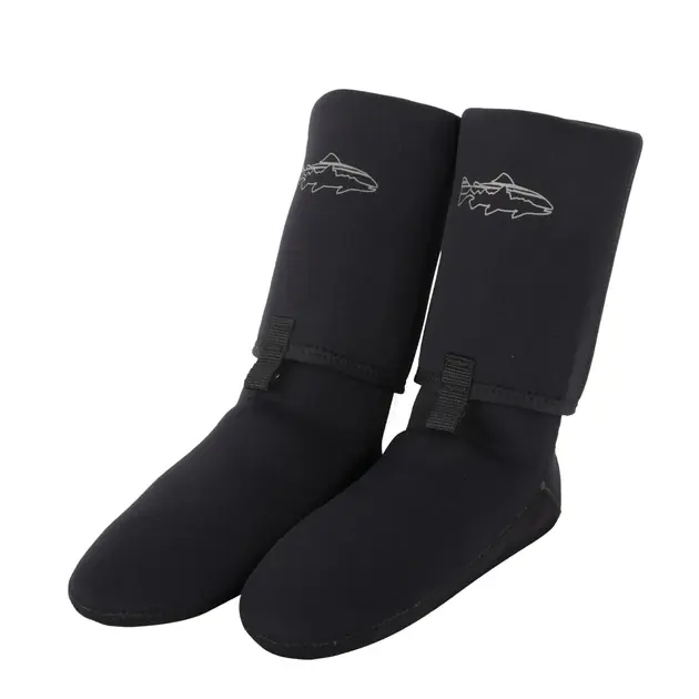 Patagonia Fishing Patagonia Yulex Wading Socks with Gravel Guard Black Mega-Angebot