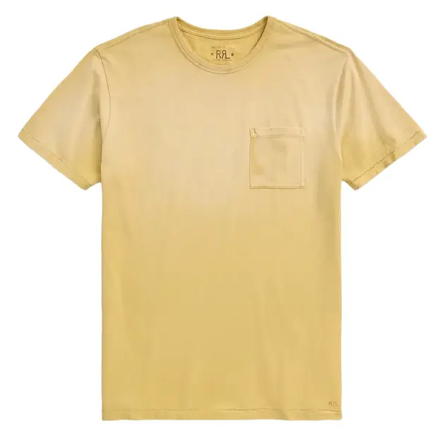 RRL by Ralph Lauren RRL By Ralph Lauren S/S Pocket Tee Short Sleeve T-Shirt Wicket Yellow Preisknaller