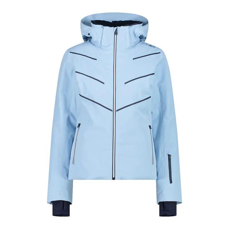 CMP Damen Skijacke 4 Way Stretch Twill kristallblau Markenprodukt