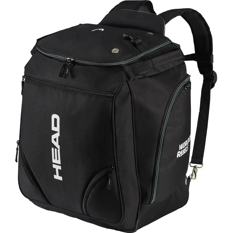 Rabatt Head Rebels Heatable Bootbag 65L black/speed blue
