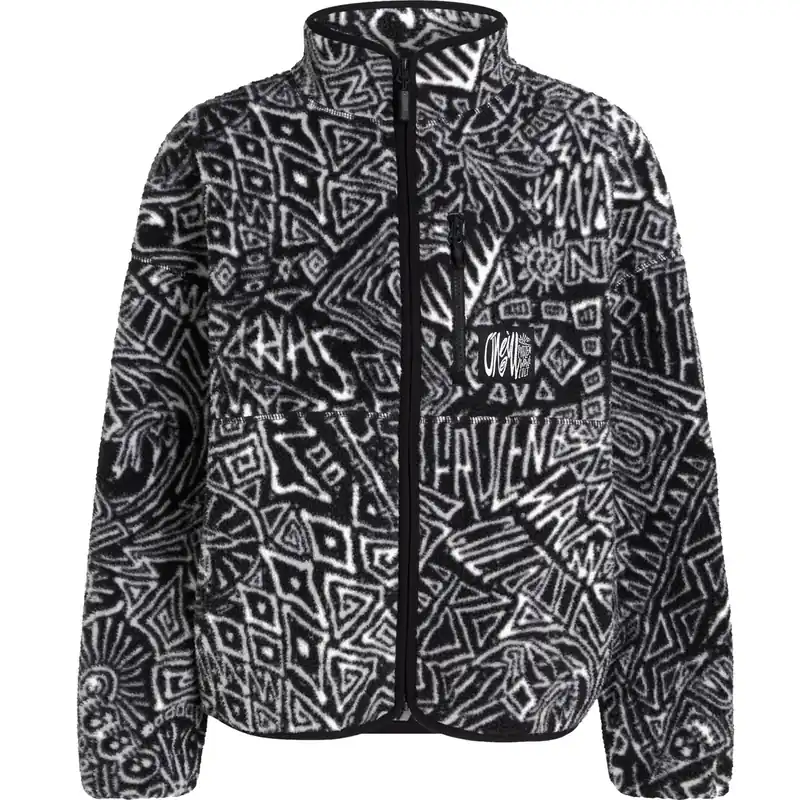 Nur Für Kurze Zeit O'Neill Damen Fleecejacke SURF HERO HIGH PILE black/white