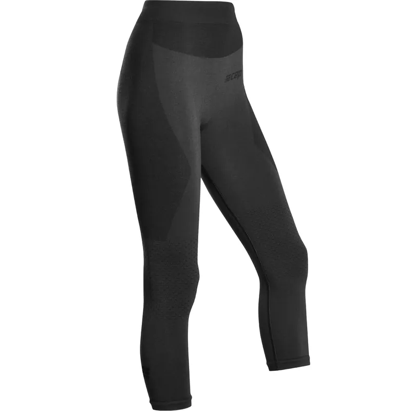 CEP Damen 3/4 Hose MERINO black Zertifiziert