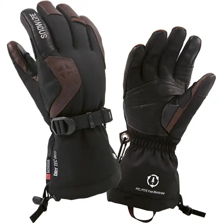 Snowlife Herren Handschuh CAPRICORN DT ECO black/brown Garantierte Lieferung