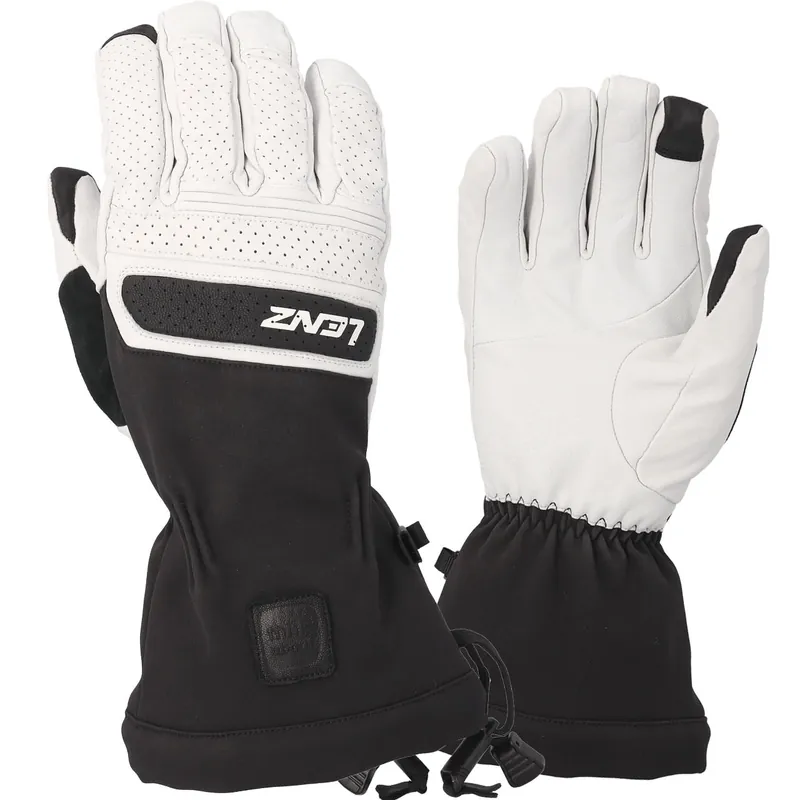 Versand Am Gleichen Tag Lenz Damen Handschuh THINK ABOUT white/black